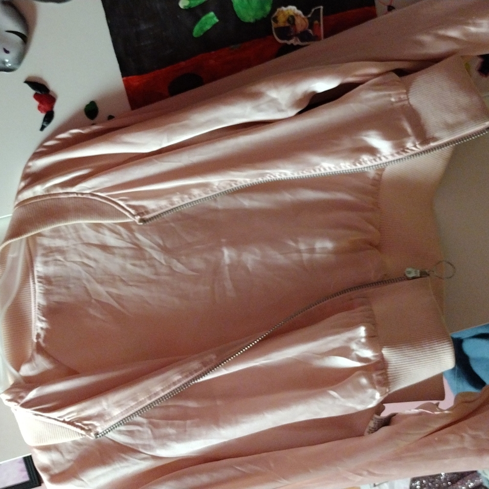 Forever 21 silky jacket size L girls